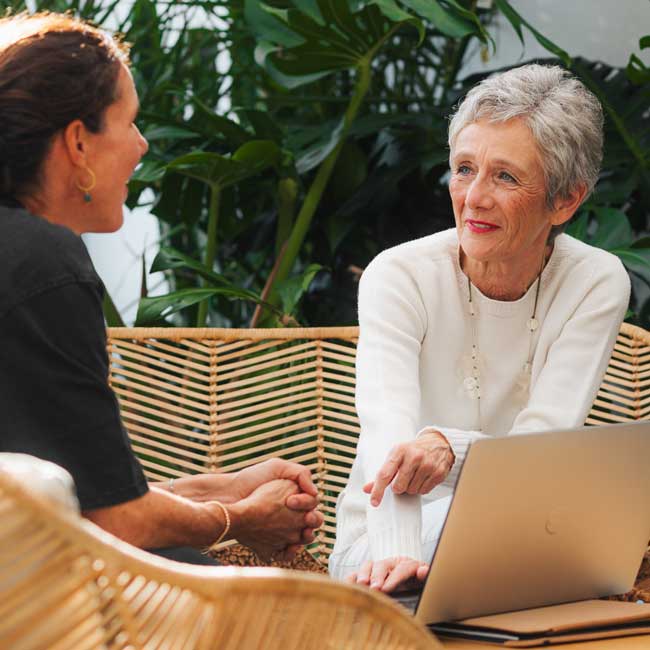 Gitta Eckl-Reinisch, Kundengespräch, Kennenlerngesrpäch