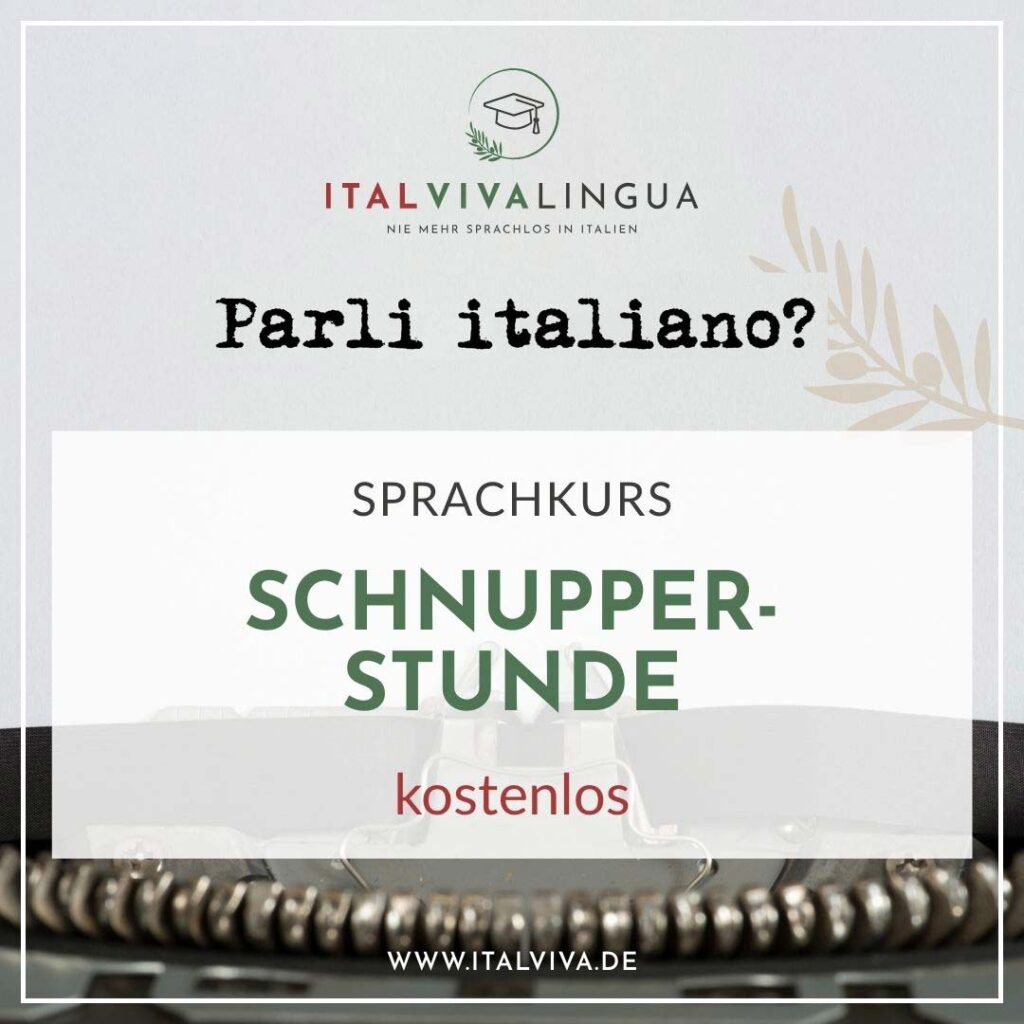 ItalViva Schnupperstunde, italienisch lernen