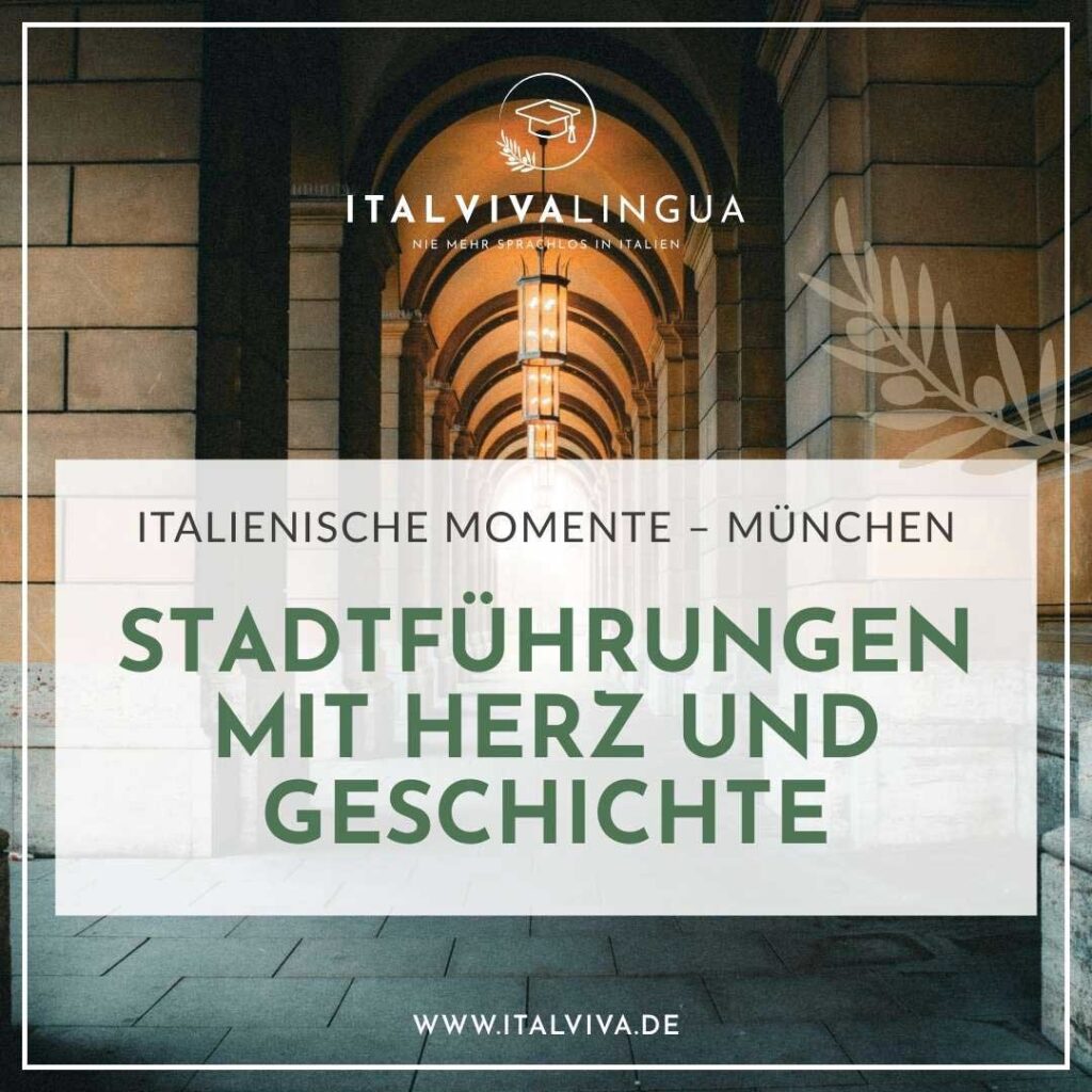 Italienische Momente in München. Stadtführungen