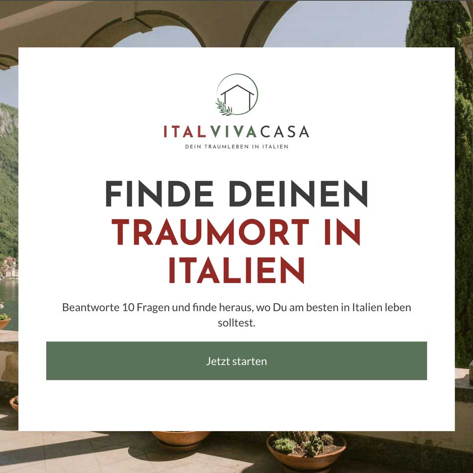 Immobilien Quiz Italien